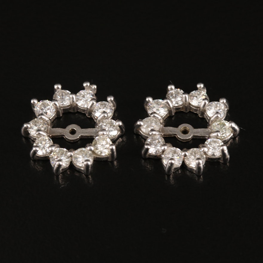14K 1.68 CTW Diamond Earring Jackets