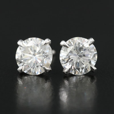 14K 2.04 CTW Diamond Stud Earrings