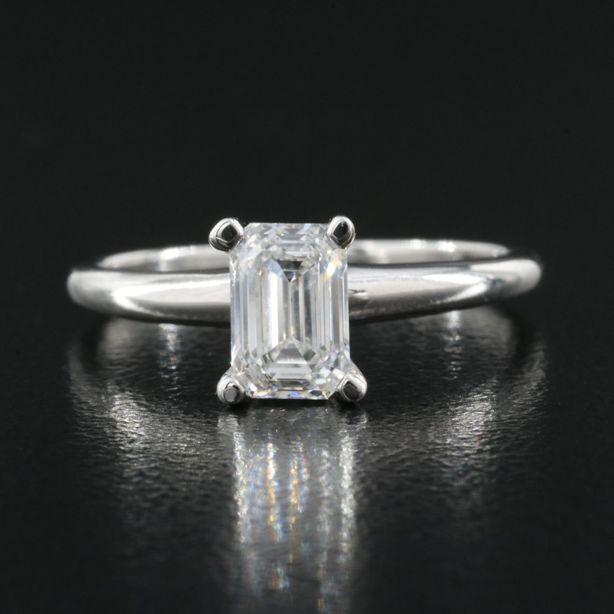 14K 1.01 CT Lab Grown Diamond Solitaire Ring