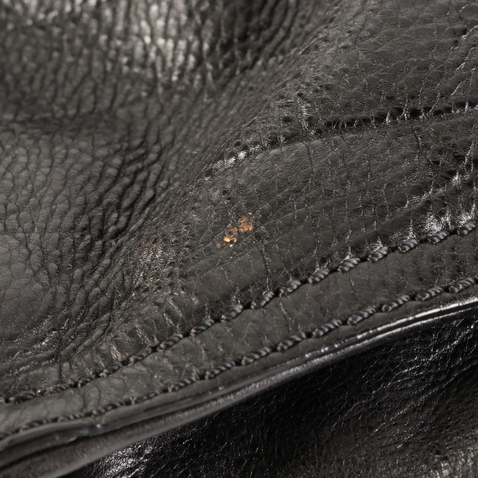 Givenchy Large Pandora Bag in Black Grain Leather with Detachable Strap