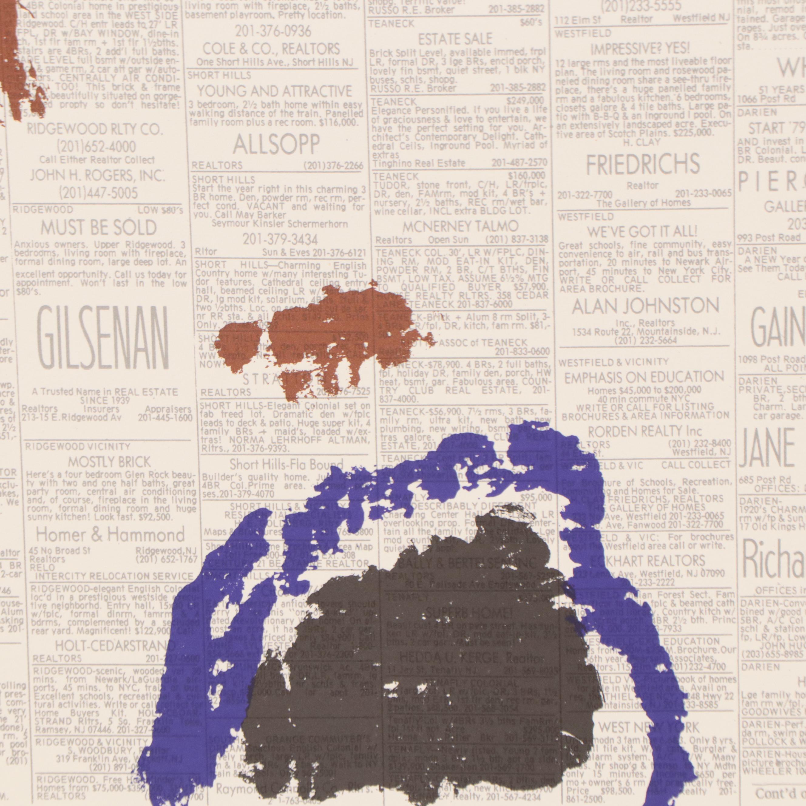 Edvins Strautmanis Abstract Color Lithograph, 1978 | EBTH