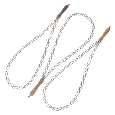 Braided Wire Rug Beaters, Late 19th/ Early 20th Century