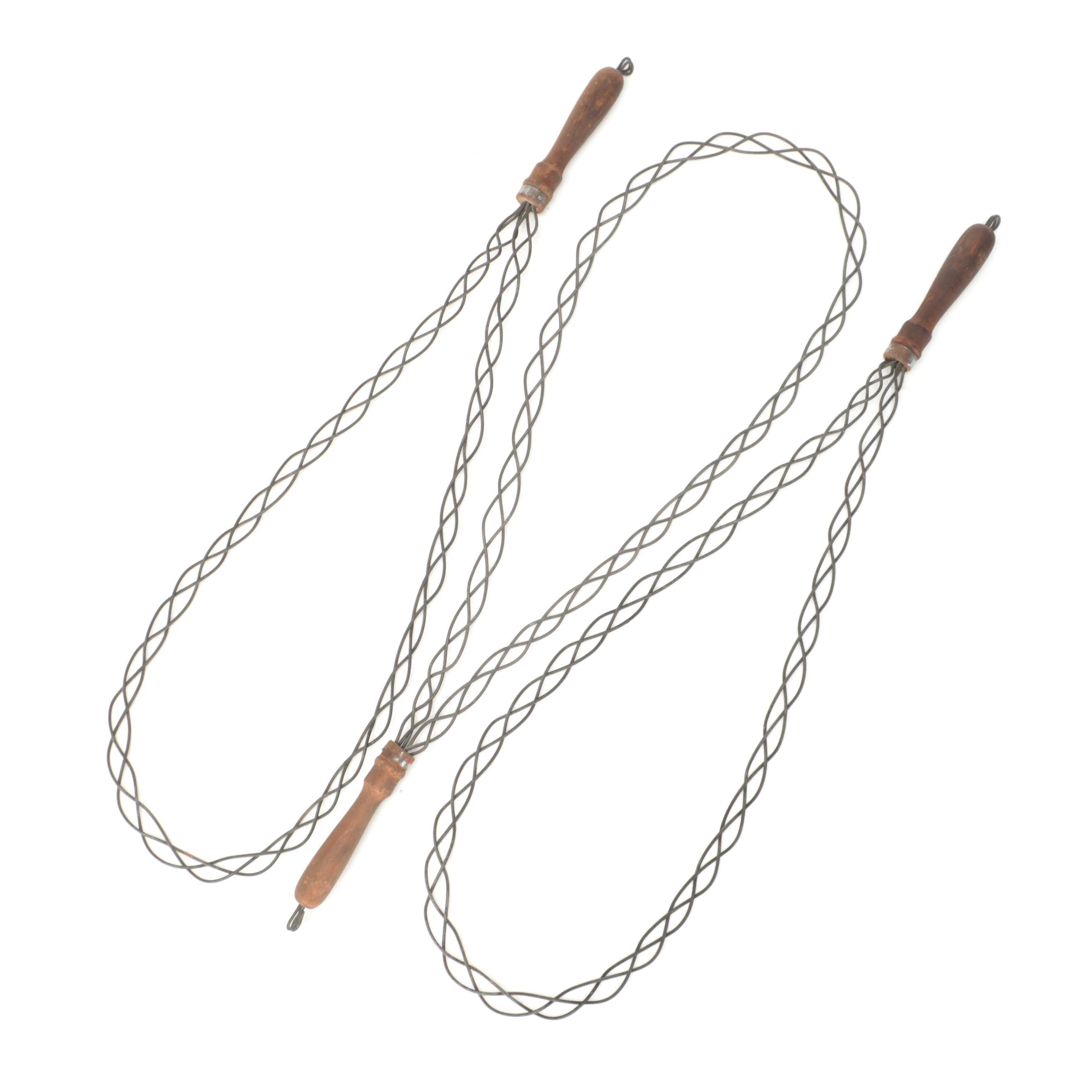 Braided Wire Rug Beaters, Late 19th/ Early 20th Century EBTH