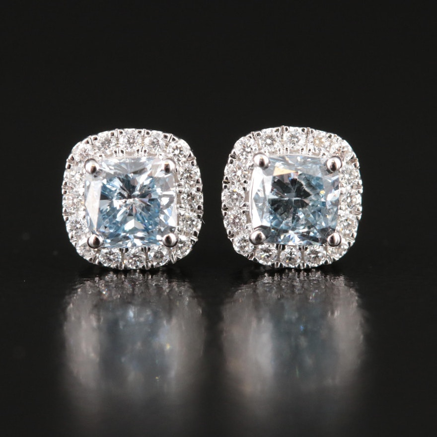 14K 1.25 CTW Lab Grown Diamond Stud Earrings