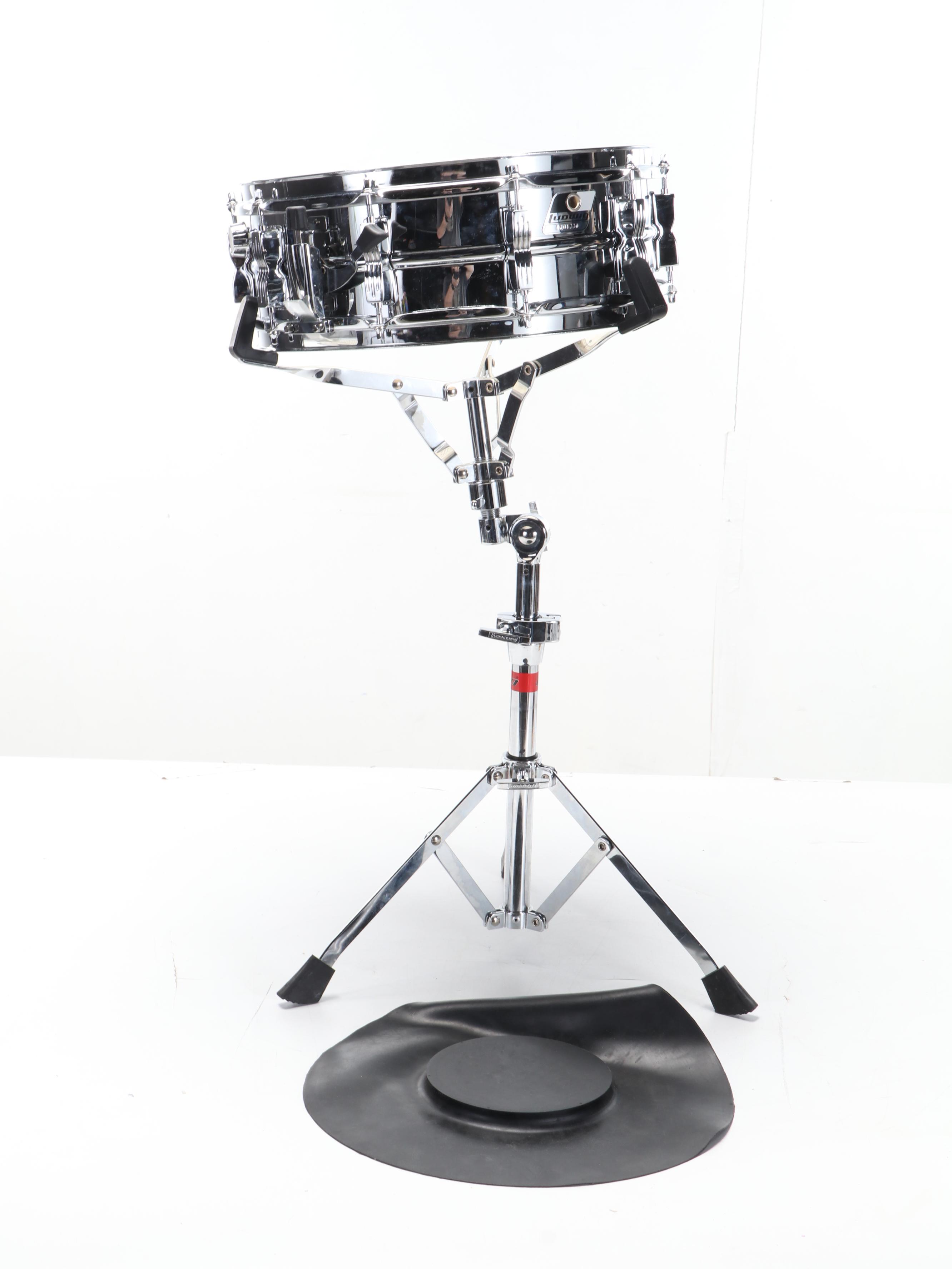 Ludgwig Percussion Bell Kit and Drum with Rolling Bags EBTH