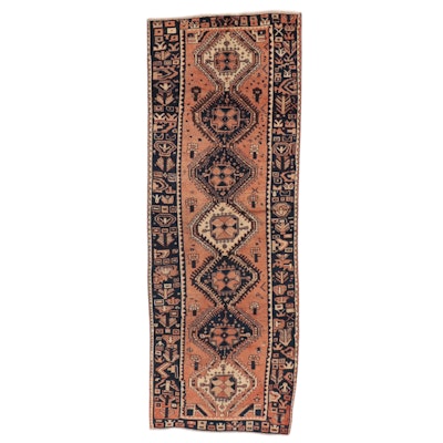 3'10 x 10'5 Hand-Knotted Persian Shiraz Long Rug