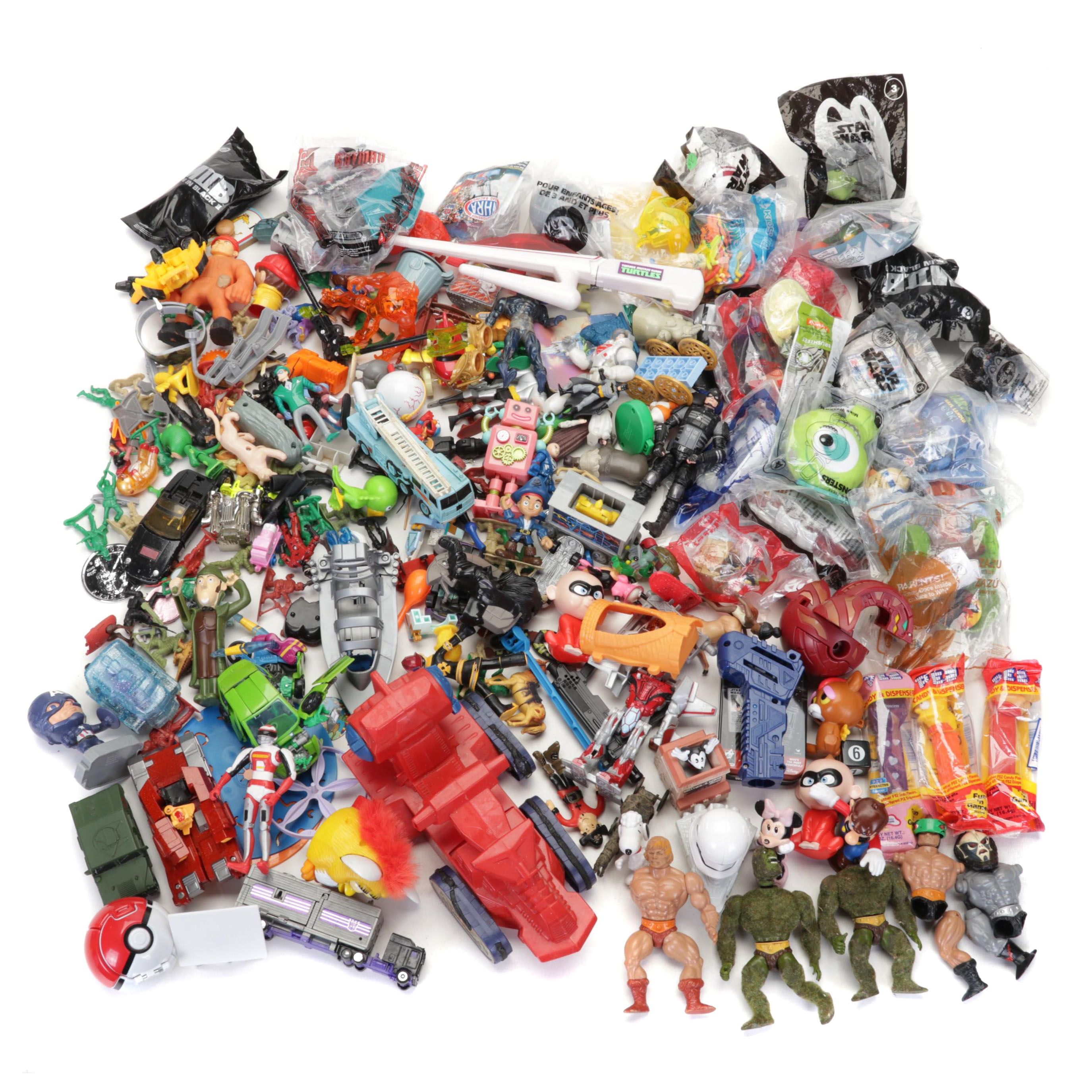 McDonald's and Burger King Happy Meal Toys Including Marvel, Disney and