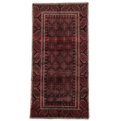 3'4 x 6'6 Hand-Knotted Afghan Baluch Area Rug