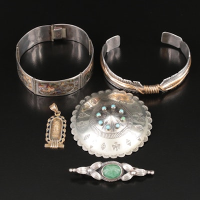 Alvin Toadacheene Navajo Diné Featured in Sterling and 800 Silver Jewelry
