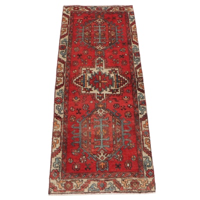 2'1 x 5'3 Hand-Knotted Persian Karaja Carpet Runner