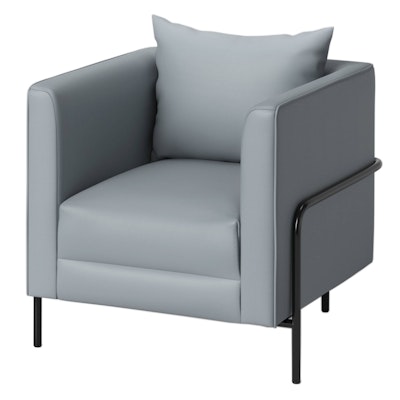 Project 62 Ostern Upholstered Armchair With Metal Frame
