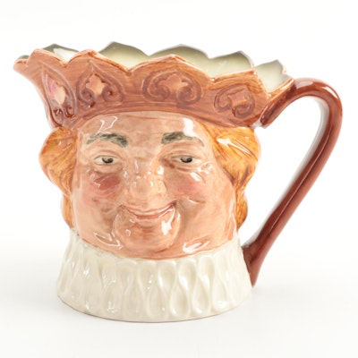 Royal Doulton "Old King Cole" Ceramic Toby Jug, Early to Mid-20th Century