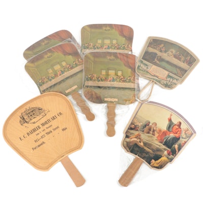 Windel-Howland, F. C. Daehler and Other Funeral Home Hand Fans