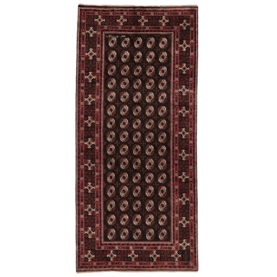 4'4 x 9'6 Hand-Knotted Persian Baluch Long Rug