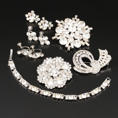 Weiss, Bogoff and Coro Featured in Vintage Rhinestone Jewelry