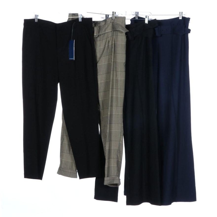 G by Giuliana Self-Belt Pants, Liverpool Knit Pants, Wild Fable Plaid Pants