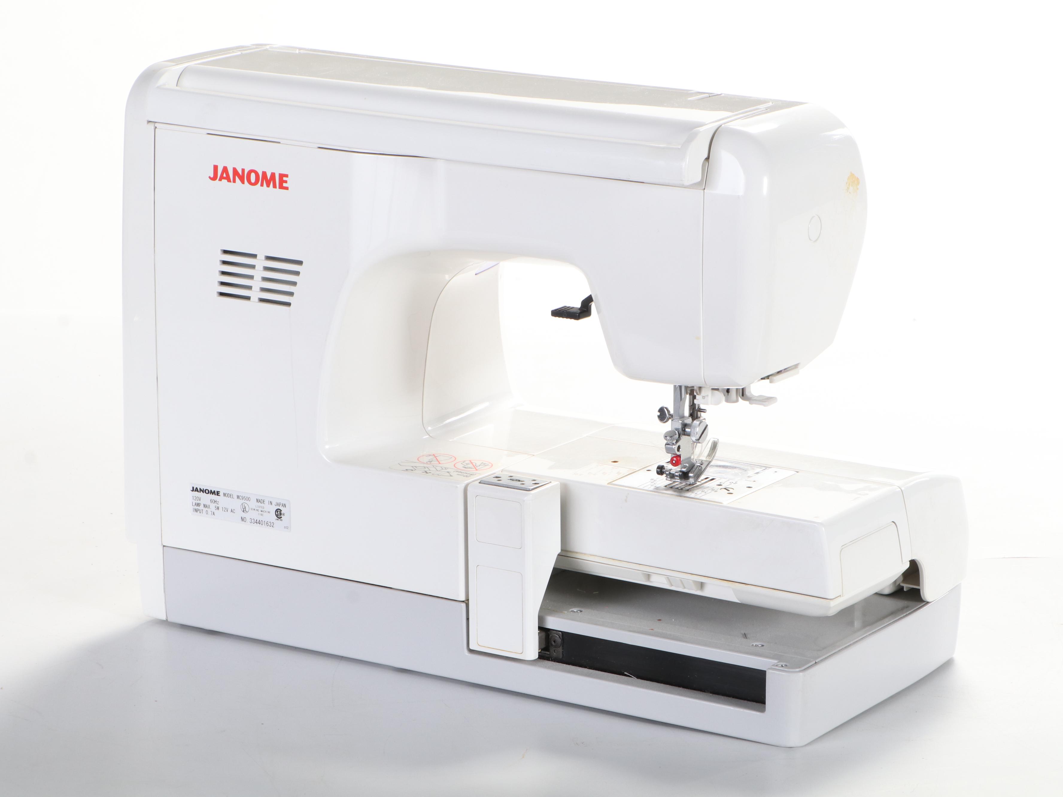 Janome Memory Craft 9500 Computerized Embroidery Machine EBTH