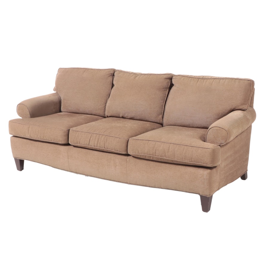 Smith Brothers of Berne Custom-Upholstered Roll-Arm Sofa