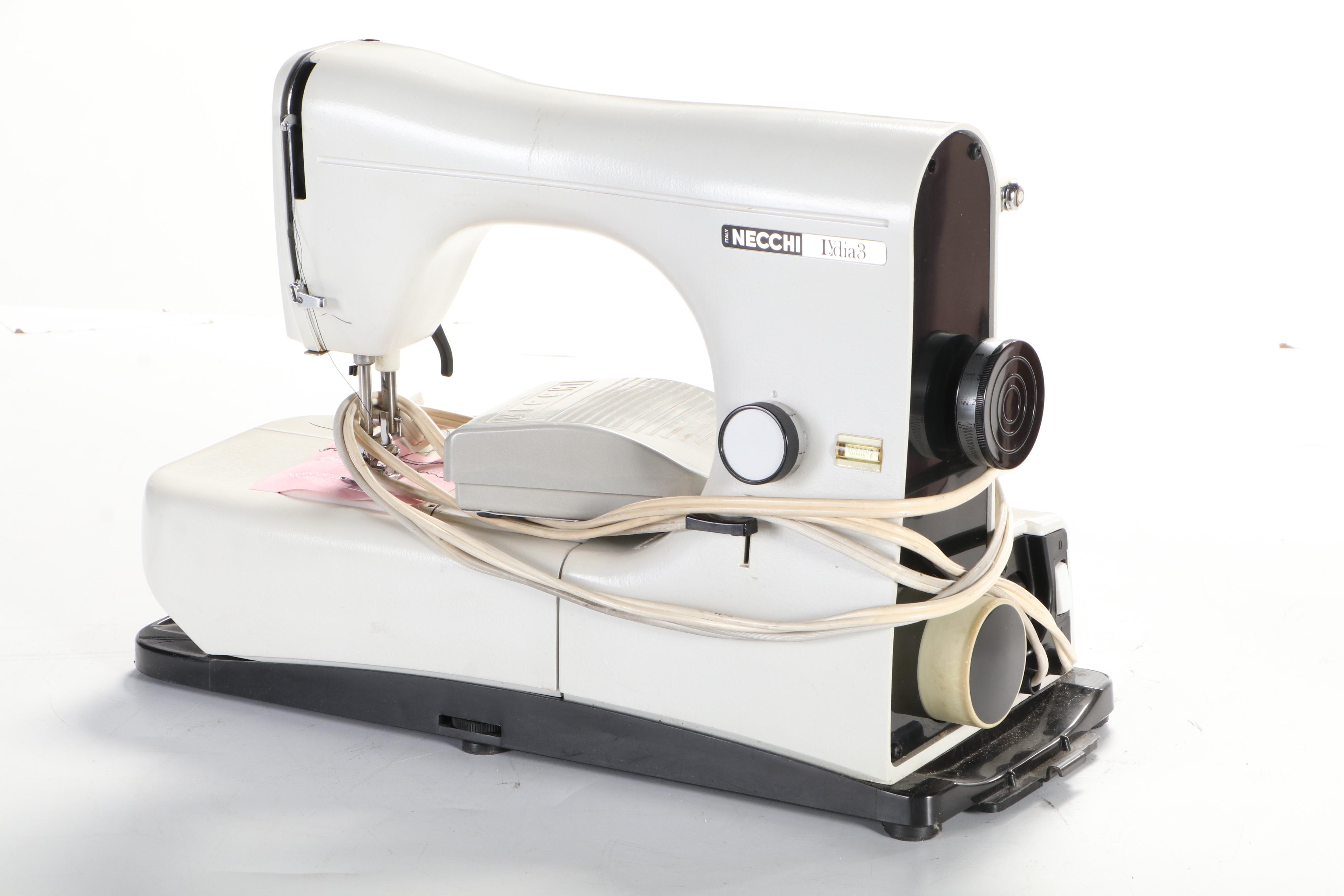 Necchi Lydia 3 Type 544 and Other Electric Sewing Machines EBTH