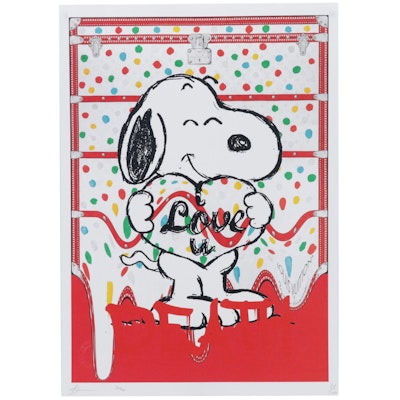 Death NYC Pop Art Graphic Print Featuring Snoopy, 2022