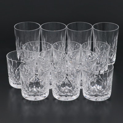 Waterford Crystal "Lismore" Old Fashioned and Highball Glasses