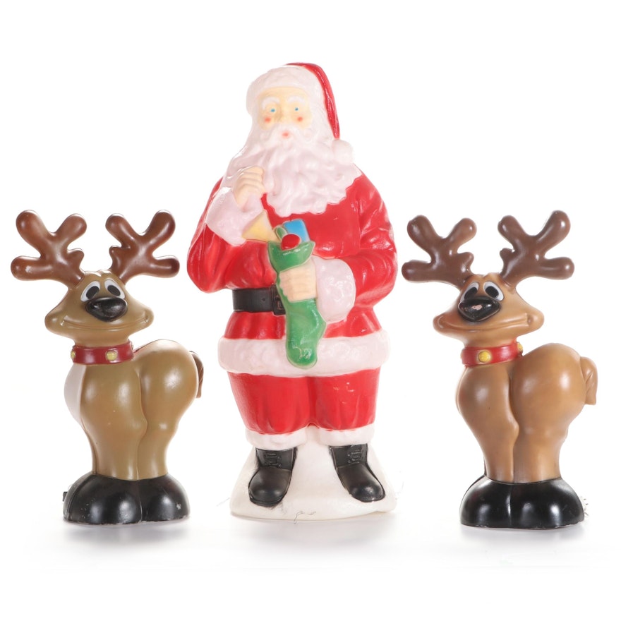 General Foam and Empire Illuminated Plastic Christmas Figures