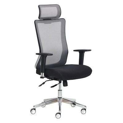Wellness by Design Ergonomic Mesh Back Office Chair With Headrest