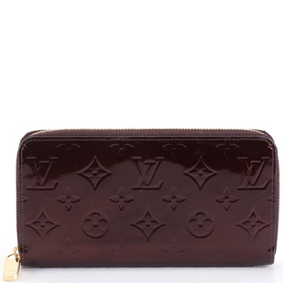 Louis Vuitton Zippy Wallet in Monogram Vernis Leather