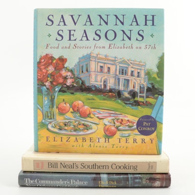 Signed "Savannah Seasons" by Elizabeth Terry and More Cookbooks
