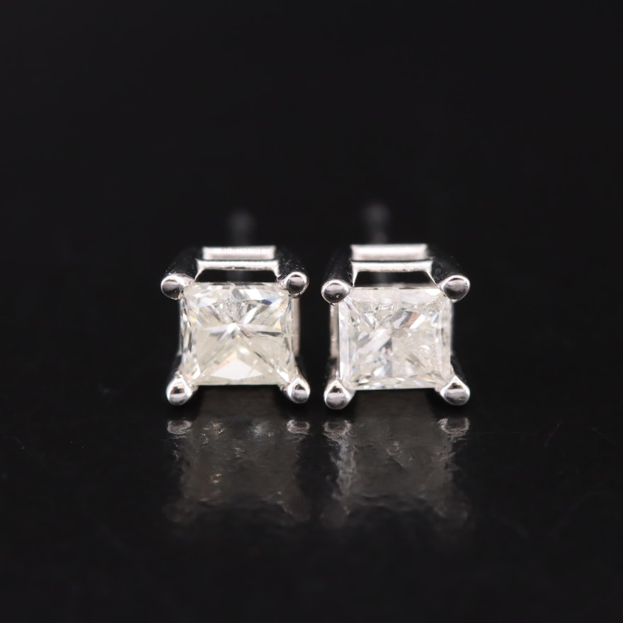 14K 0.75 CTW Diamond Stud Earrings