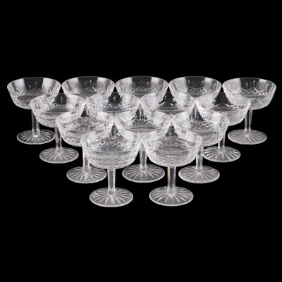 Waterford "Lismore" Crystal Champagne Coupes