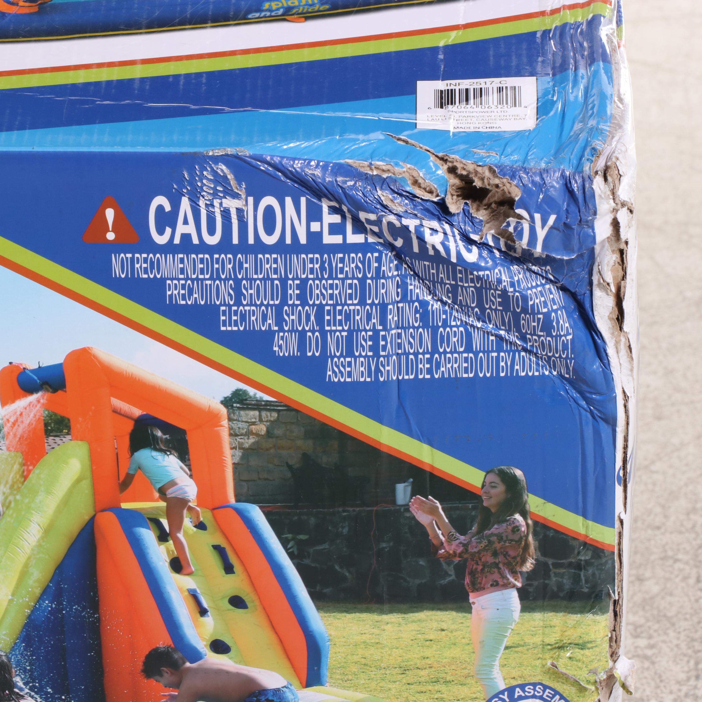 My First Splash and Slide Inflatable Slide EBTH