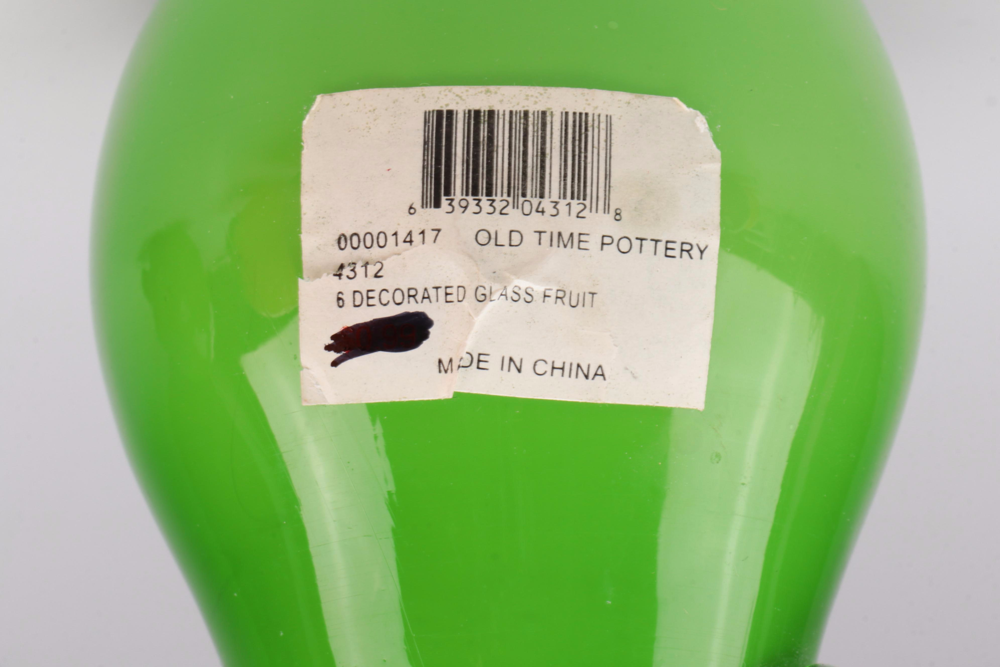 Old Time Pottery and Other Art Glass Fruit and Vegetables EBTH