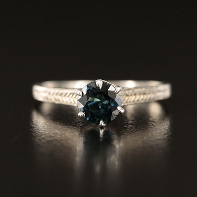 Vintage 18K Sapphire Ring