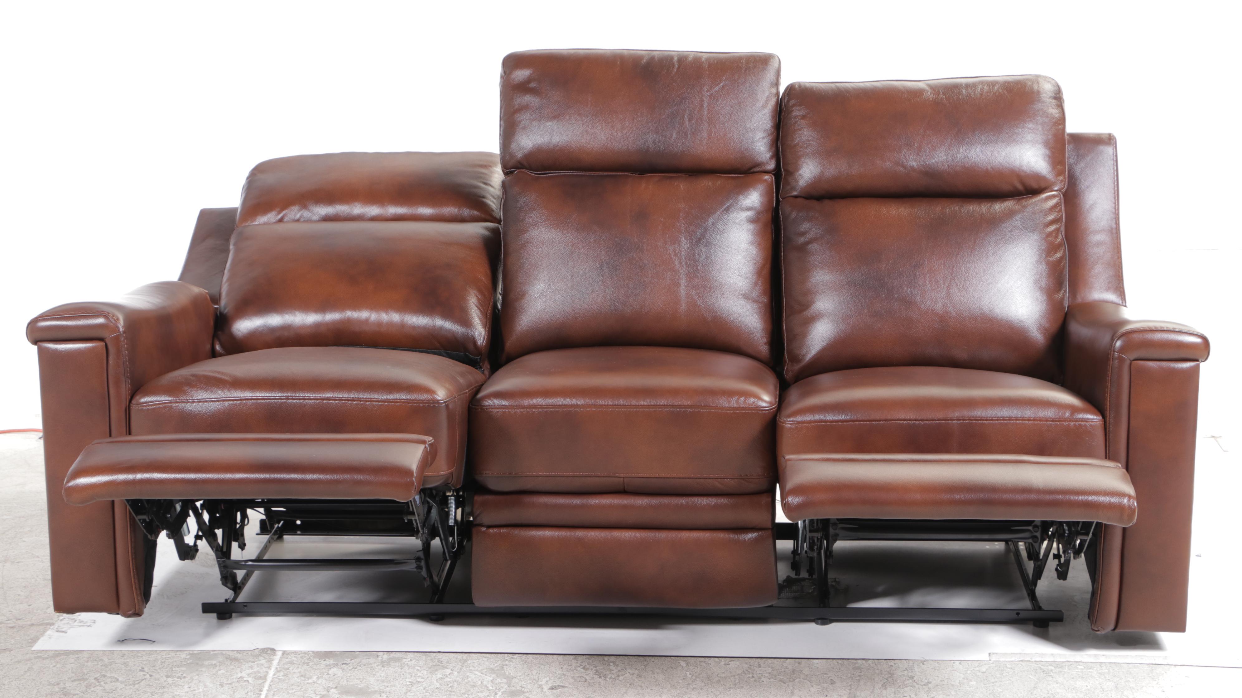 Member's Mark Livingston Leather Reclining Sofa EBTH
