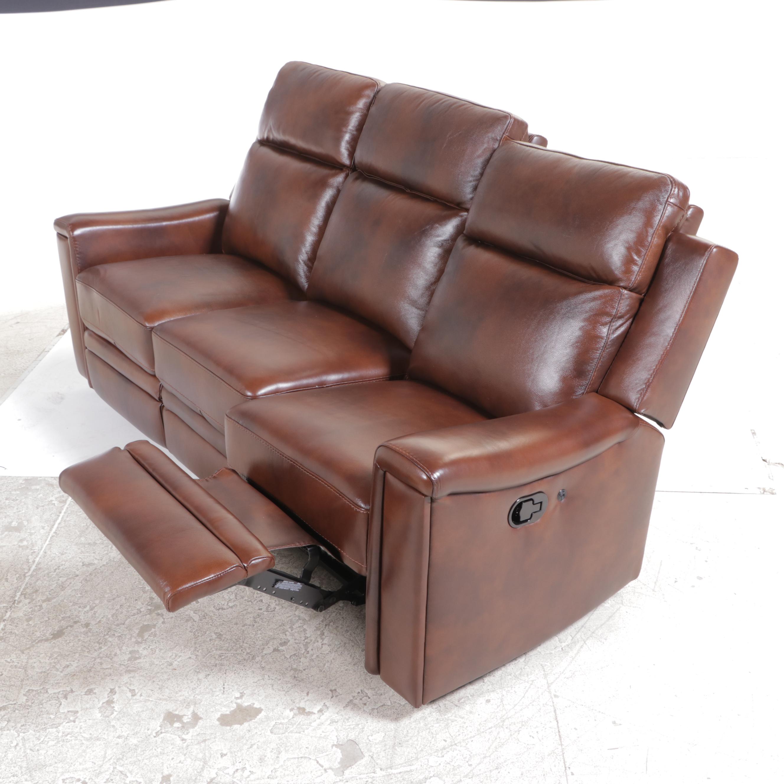 Member's Mark Livingston Leather Reclining Sofa EBTH