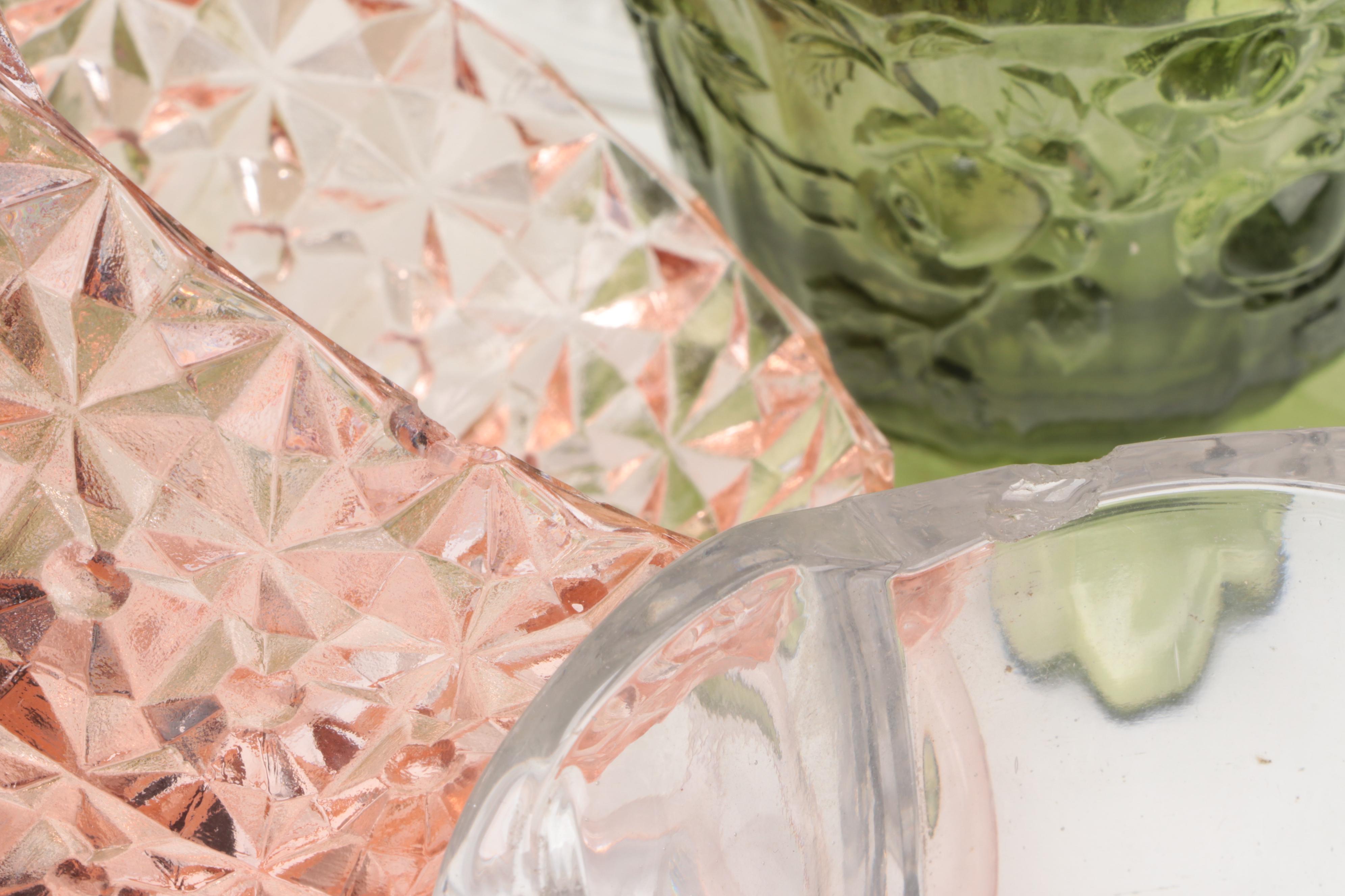 HazelAtlas "Big Top Peanut Butter" Iced Tea Glasses and Other Glass