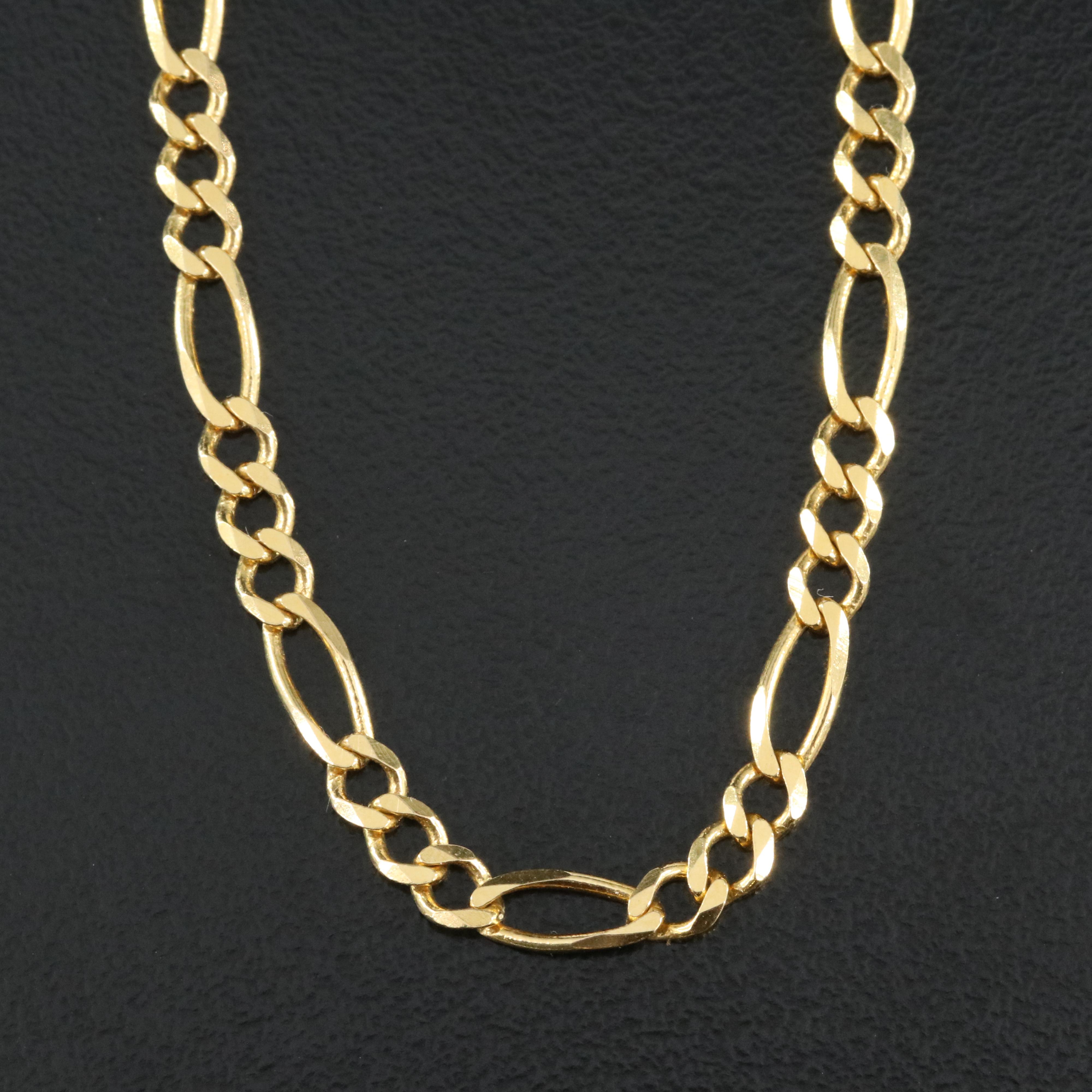14K Figaro Chain EBTH