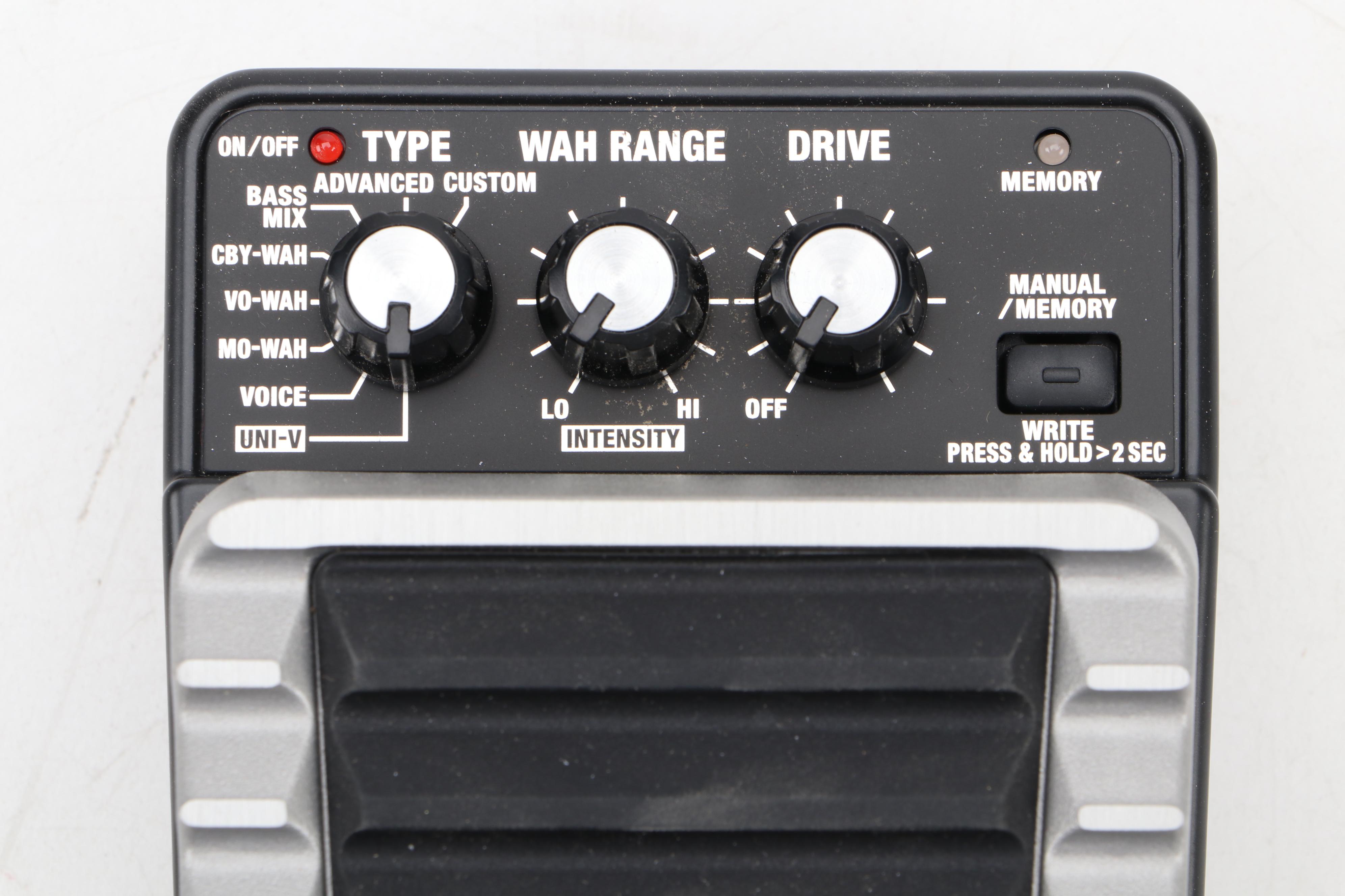 Boss VWah Pedal With Ibanez BiMode Chorus Pedal and Qwik Tune Tuner