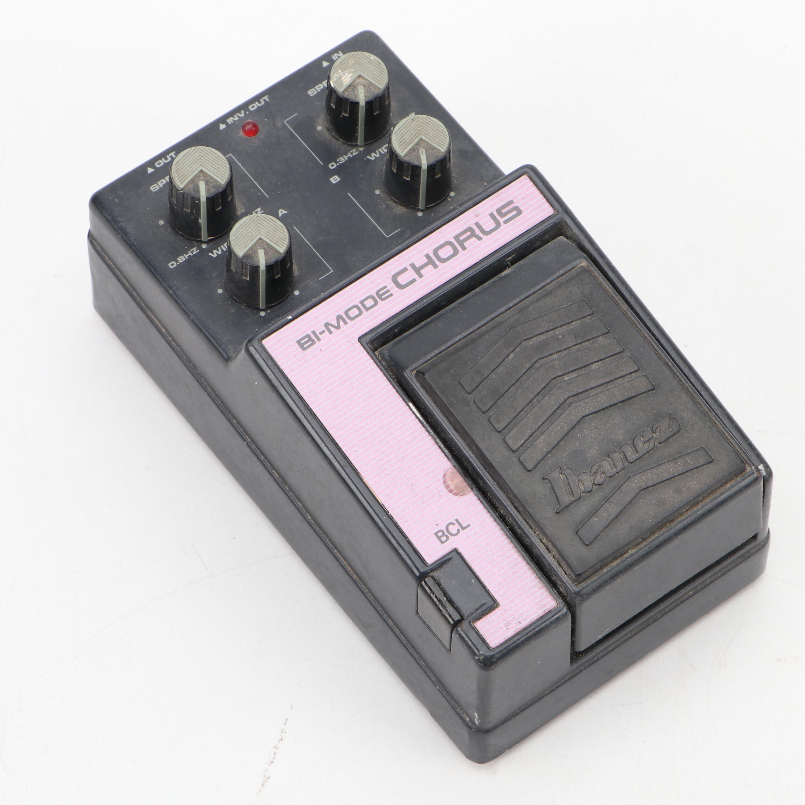 Boss VWah Pedal With Ibanez BiMode Chorus Pedal and Qwik Tune Tuner