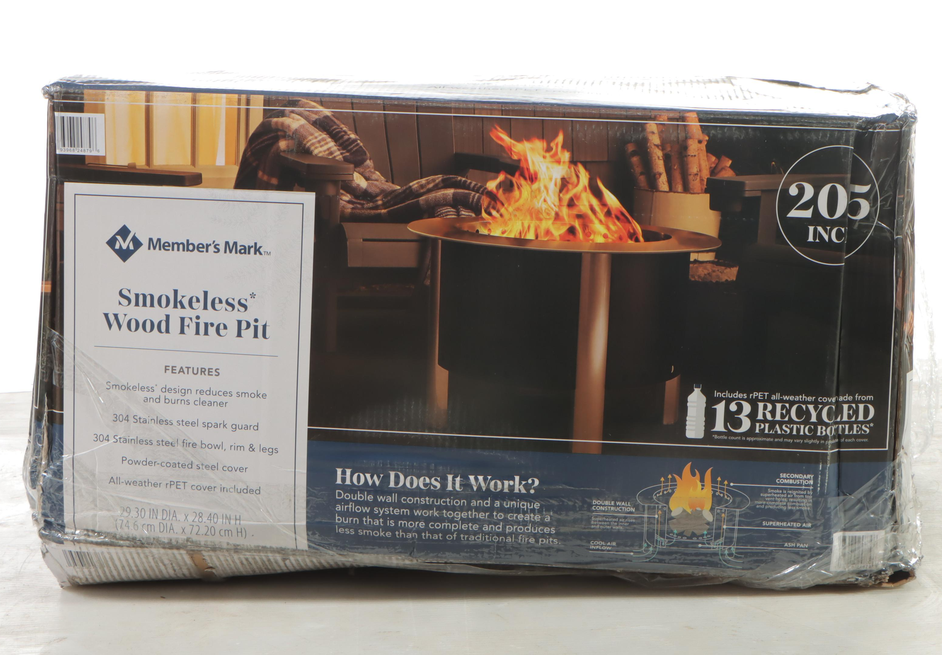 Member's Mark Smokeless Wood Fire Pit EBTH