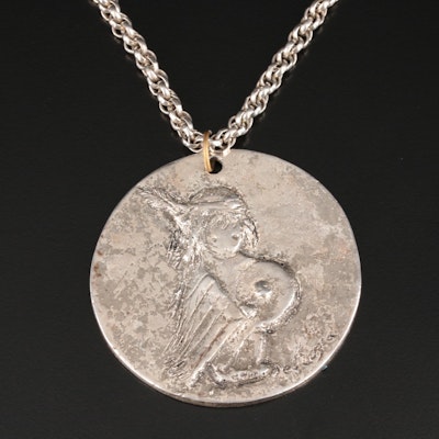 Alva Museum Replica Kachina Medallion Necklace