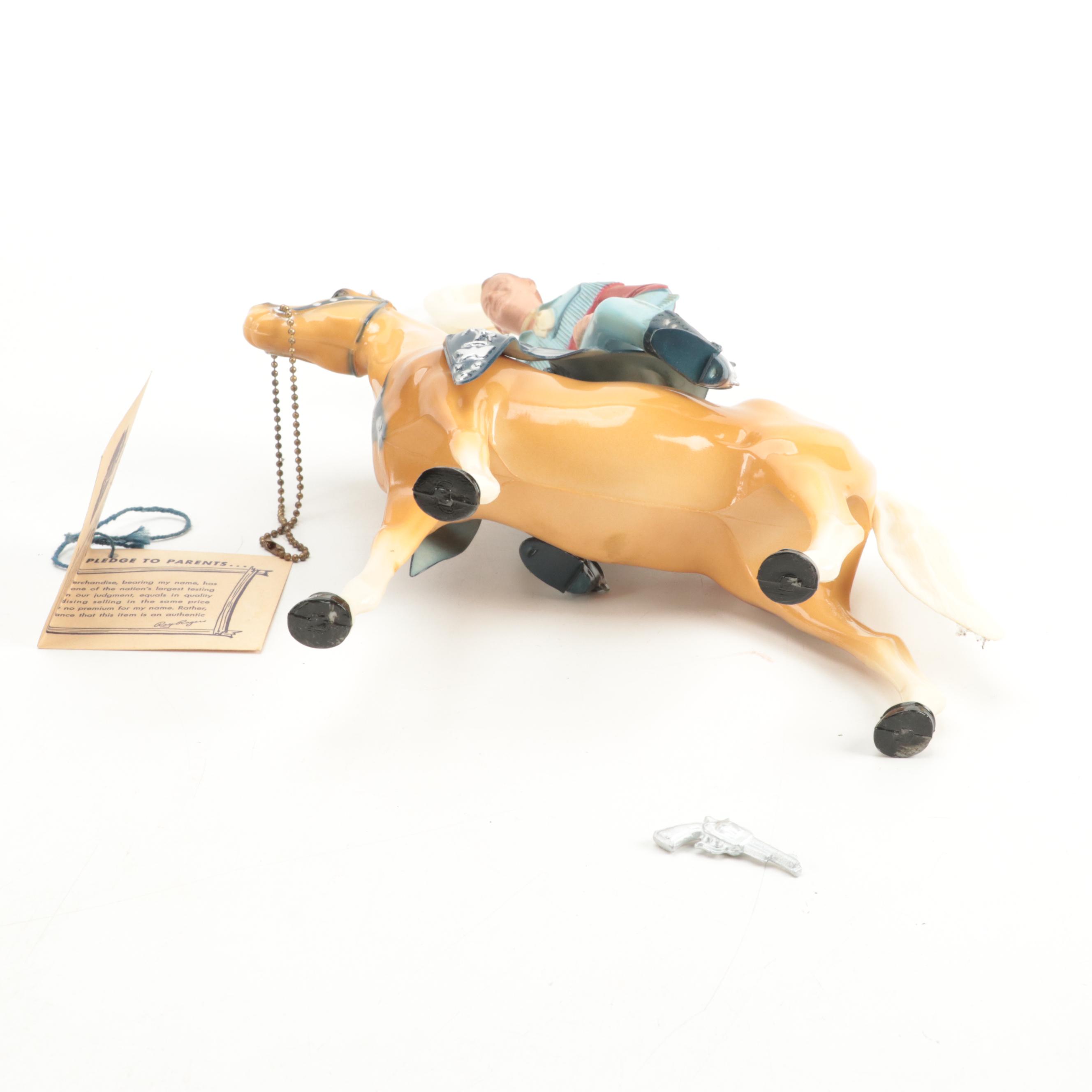 Hartland Roy Rogers and Trigger with Other Plastic Western Toys EBTH