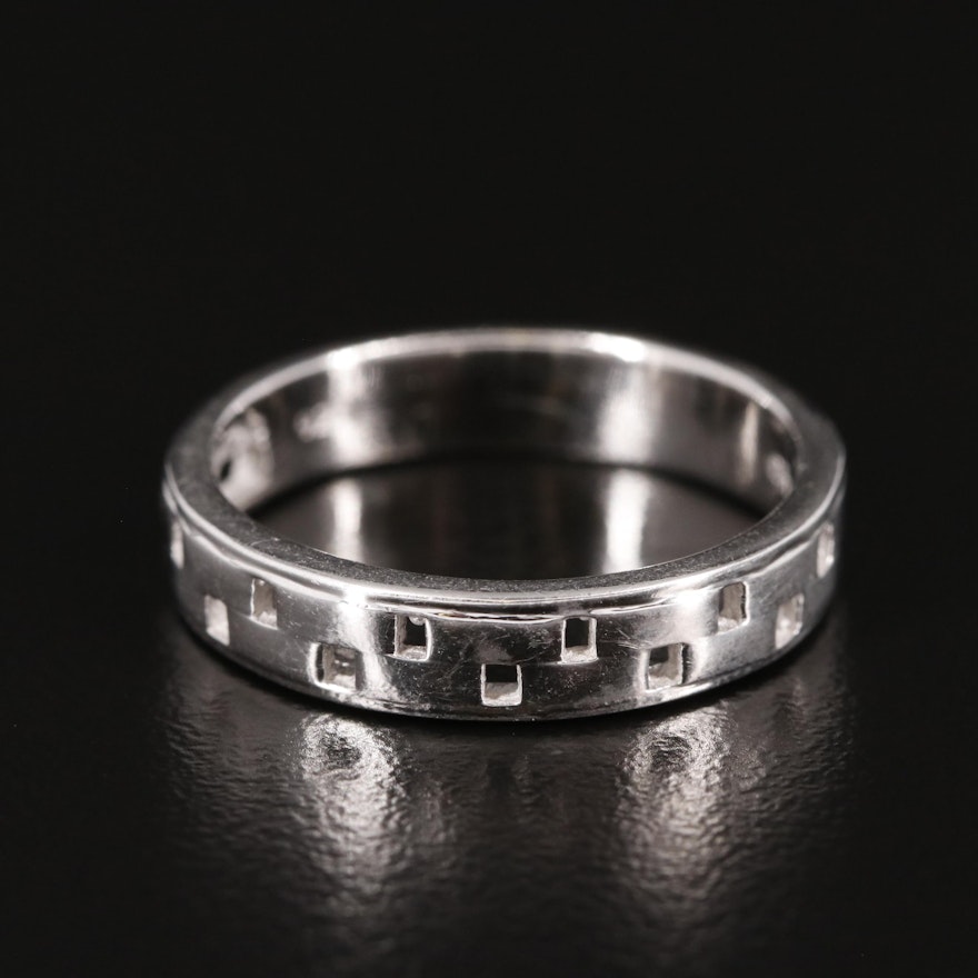 Sterling Pierced  Band