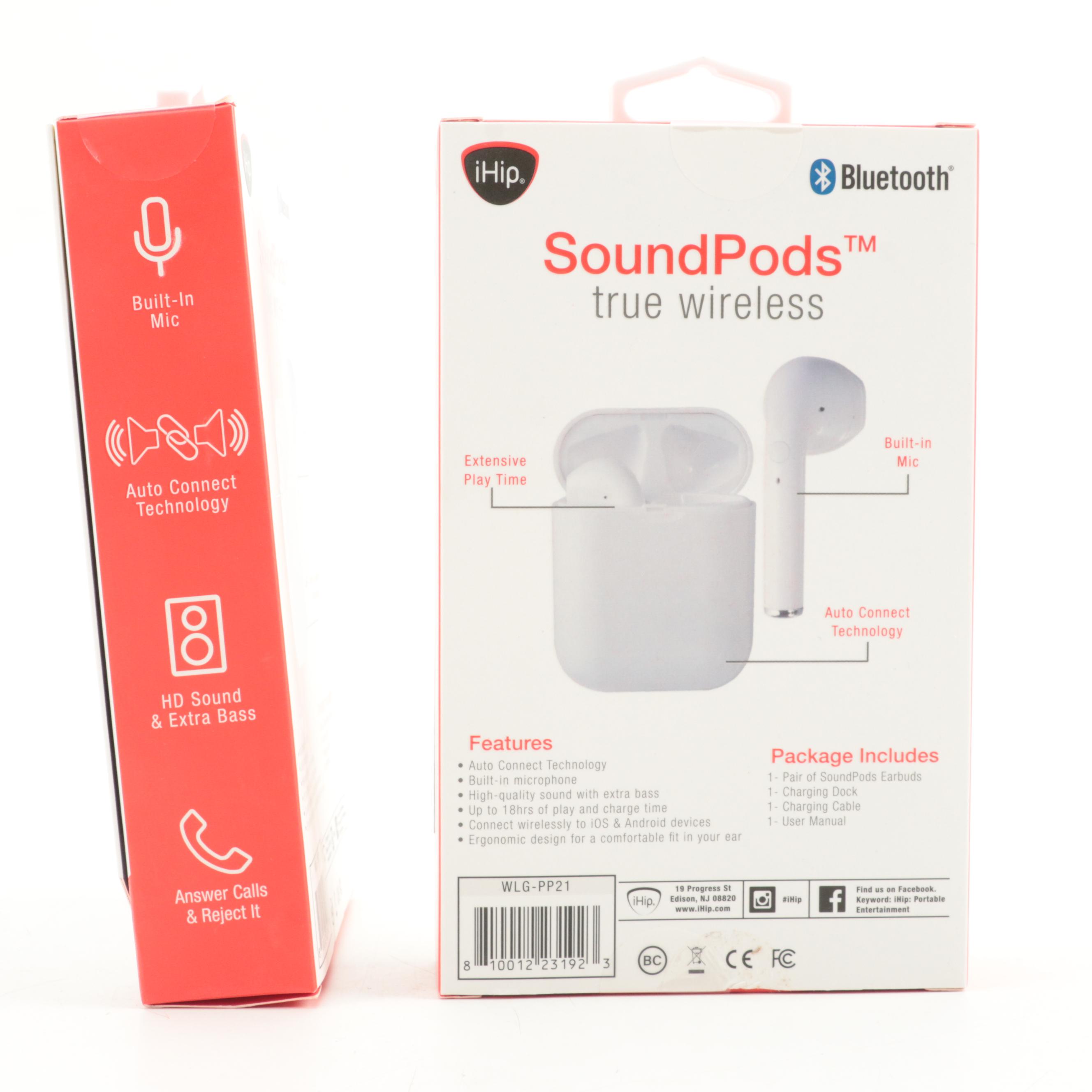 iHip SoundPods True Wireless Earbuds EBTH