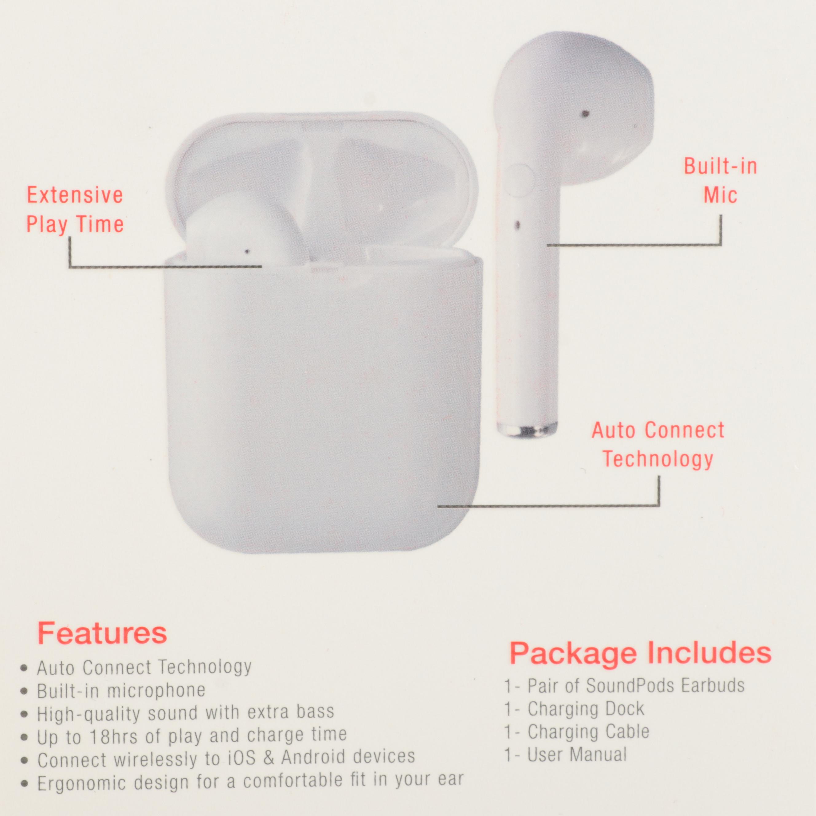 iHip SoundPods True Wireless Earbuds EBTH