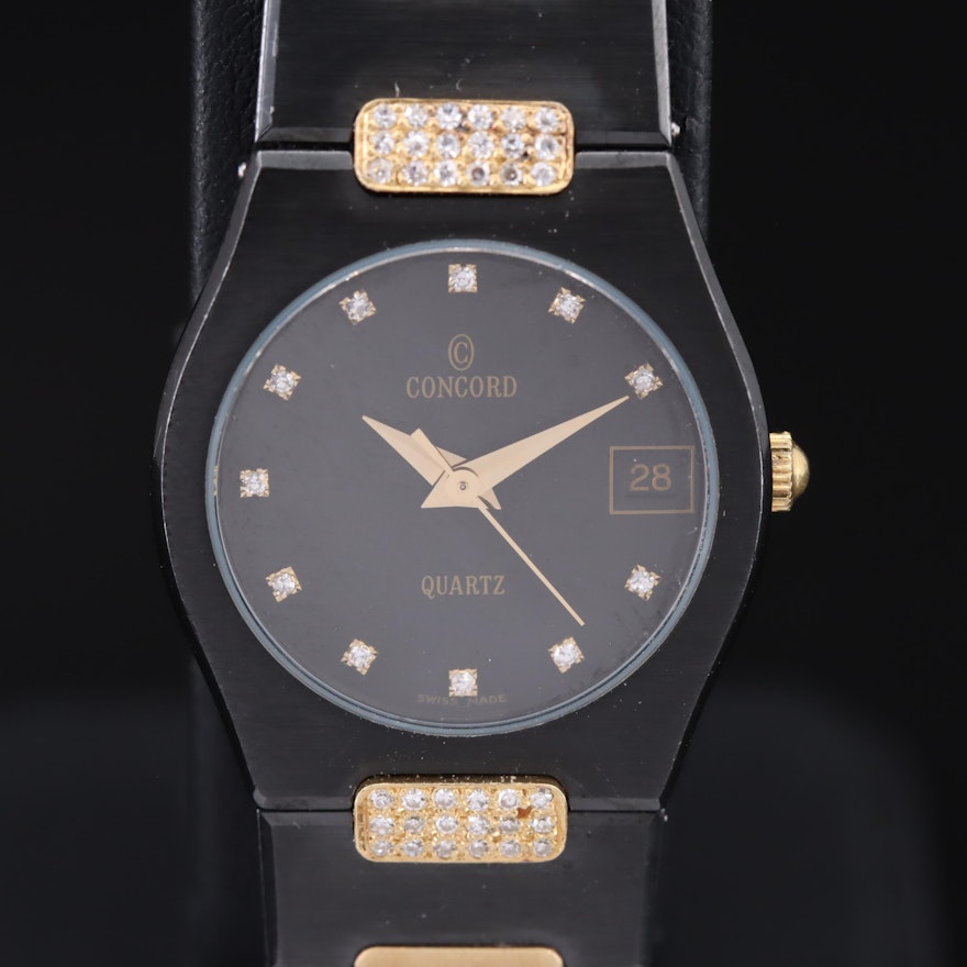 Concord Diamond Quartz Wristwatch