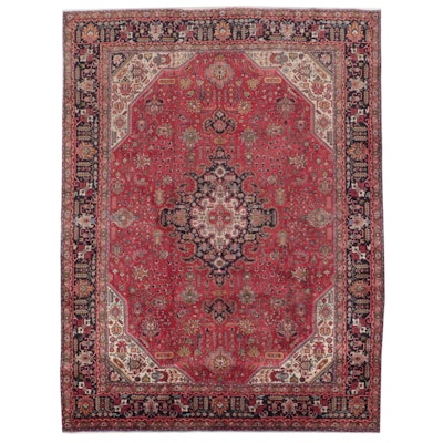 9'6 x 12'6 Hand-Knotted Persian Heriz Room Sized Rug