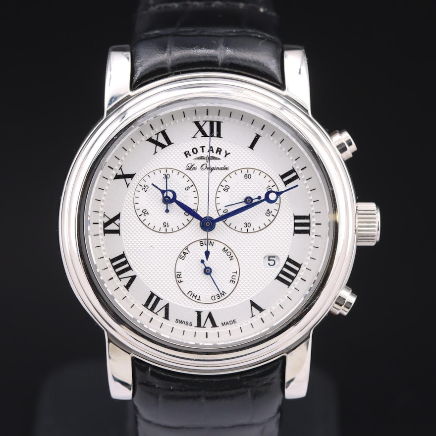 Rotary Les Original Swiss Chronograph Wristwatch