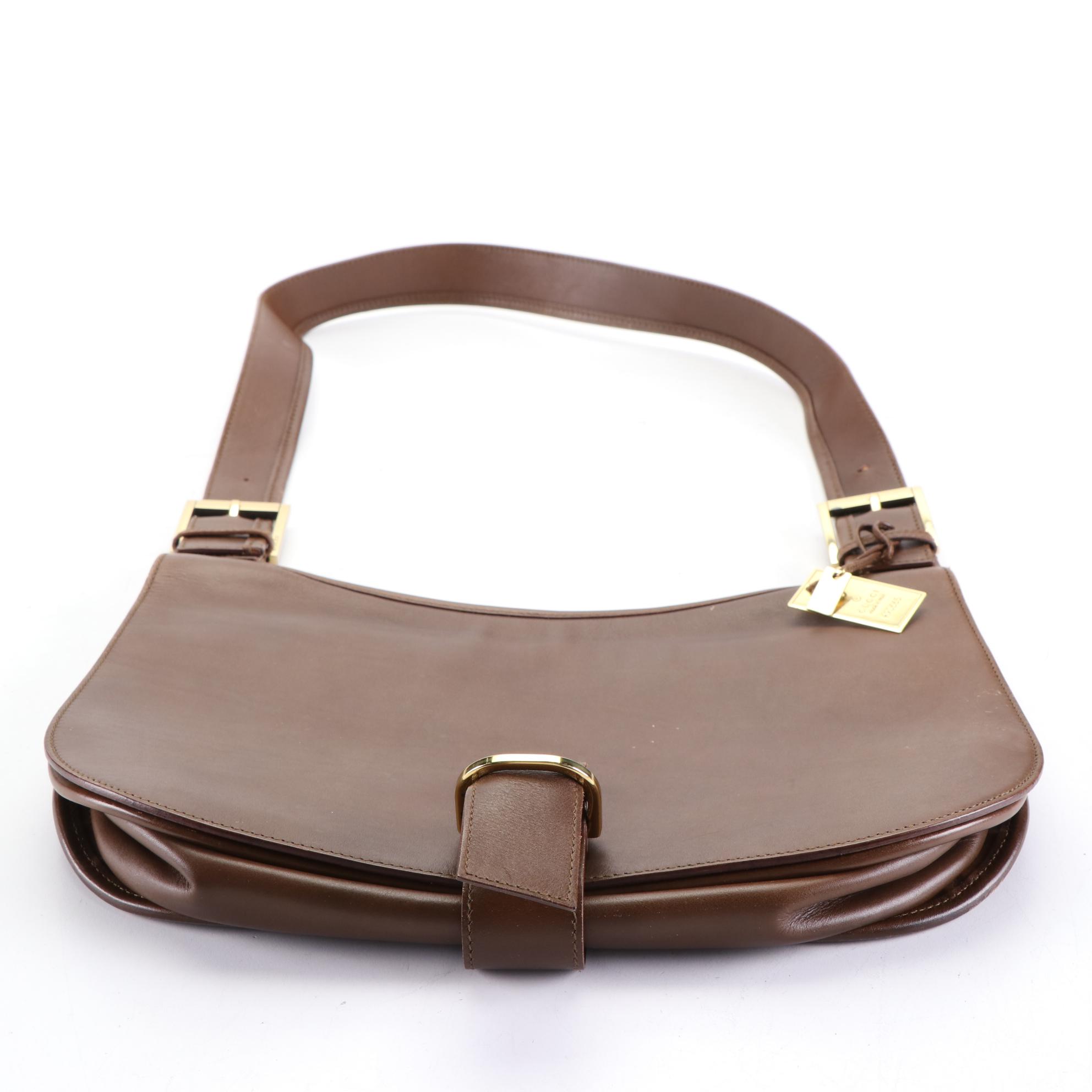 Gucci Saddle Bag in Brown Leather EBTH